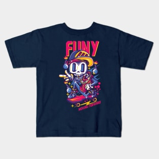 funy moving Forward Kids T-Shirt